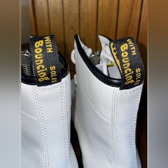 NEW Dr Martens Women's 1460 Twin Zip Leather Lace Up Boots size 8L 7M - Picture 3 of 10